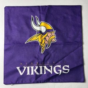 2 Minnesota Vikings Throw Pillow Covers